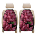 Burgundy Alstroemeria Print Car Seat Organizers