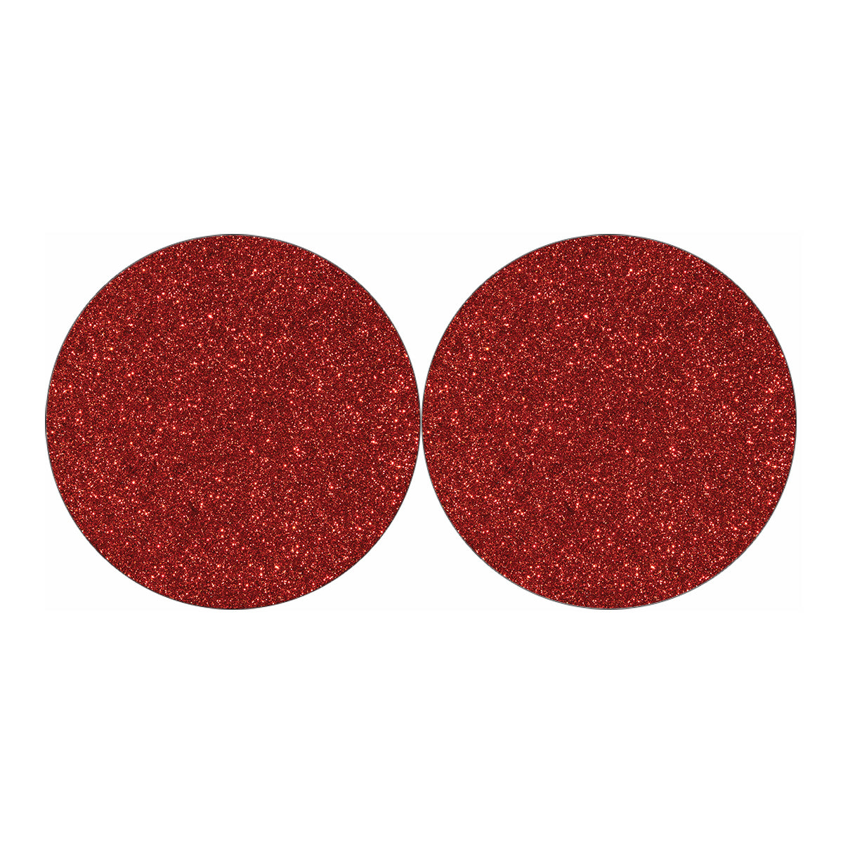 Burgundy Glitter Artwork Print (NOT Real Glitter) Car Coasters