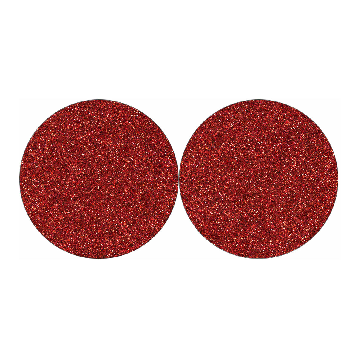 Burgundy Glitter Artwork Print (NOT Real Glitter) Car Coasters