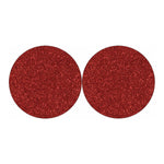 Burgundy Glitter Artwork Print (NOT Real Glitter) Car Coasters