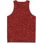 Burgundy Glitter Artwork Print (NOT Real Glitter) Men's Tank Top