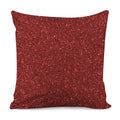 Burgundy (NOT Real) Glitter Print Pillow Cover
