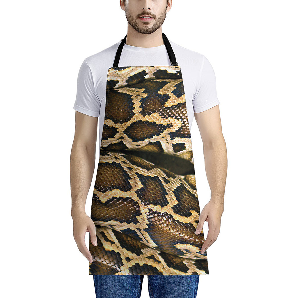 Burmese Python Snake Print Apron