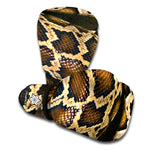 Burmese Python Snake Print Boxing Gloves