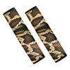 Burmese Python Snake Print Car Seat Belt Covers