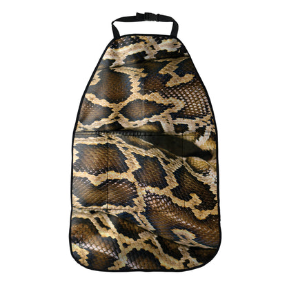 Burmese Python Snake Print Car Seat Organizers