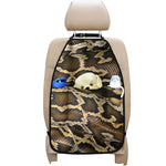 Burmese Python Snake Print Car Seat Organizers
