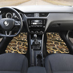 Burmese Python Snake Print Front and Back Car Floor Mats