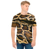 Burmese Python Snake Print Men's T-Shirt