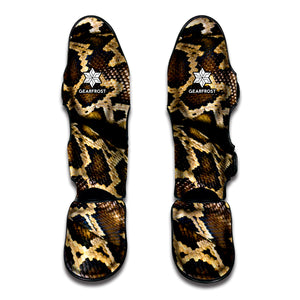 Burmese Python Snake Print Muay Thai Shin Guard