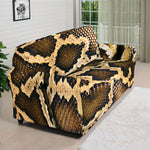 Burmese Python Snake Print Sofa Cover
