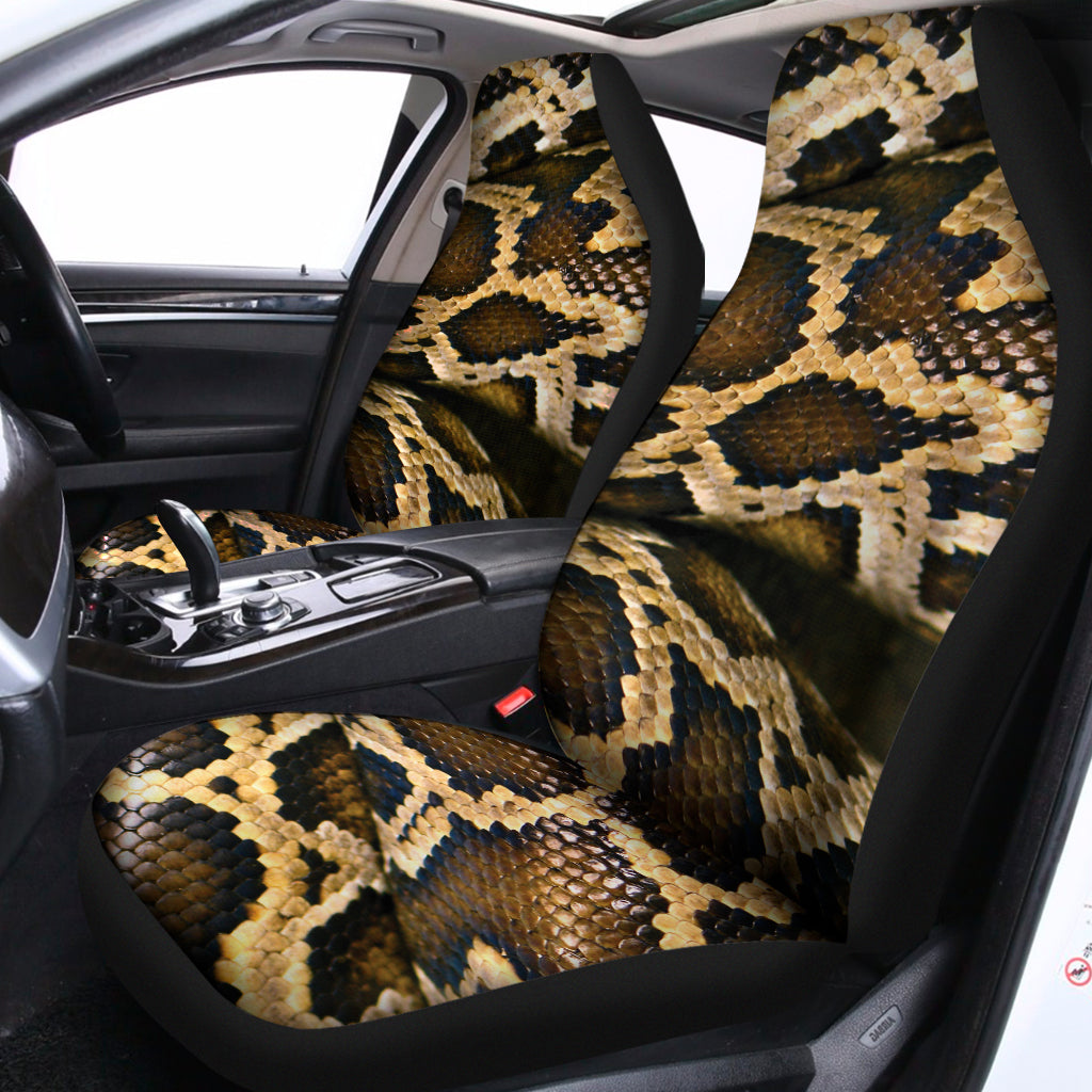 Burmese Python Snake Print Universal Fit Car Seat Covers