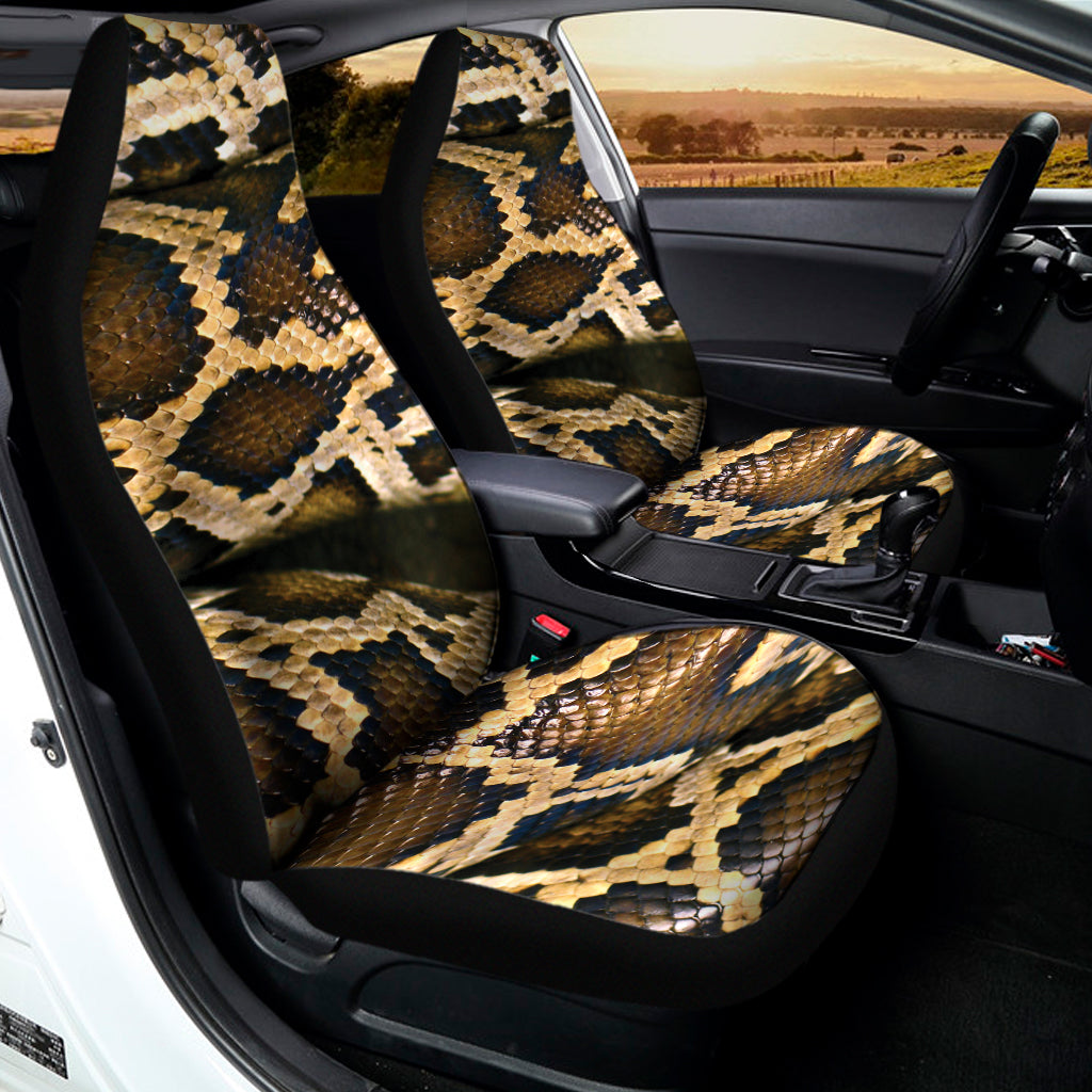 Burmese Python Snake Print Universal Fit Car Seat Covers