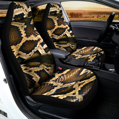 Burmese Python Snake Print Universal Fit Car Seat Covers