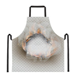 Burning Hole Print Apron