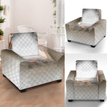 Burning Hole Print Armchair Slipcover