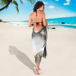 Burning Hole Print Beach Sarong Wrap