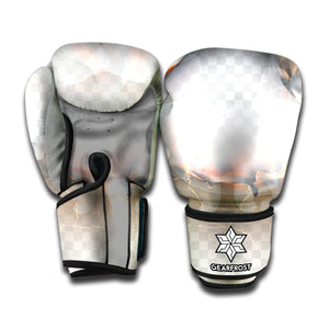 Burning Hole Print Boxing Gloves