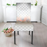 Burning Hole Print Dining Chair Slipcover