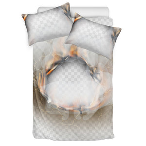 Burning Hole Print Duvet Cover Bedding Set