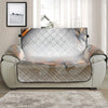 Burning Hole Print Half Sofa Protector