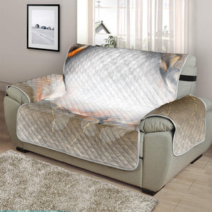 Burning Hole Print Half Sofa Protector