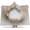 Burning Hole Print Hooded Blanket