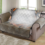 Burning Hole Print Loveseat Protector