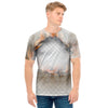 Burning Hole Print Men's T-Shirt