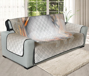 Burning Hole Print Oversized Sofa Protector