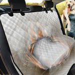 Burning Hole Print Pet Car Back Seat Cover