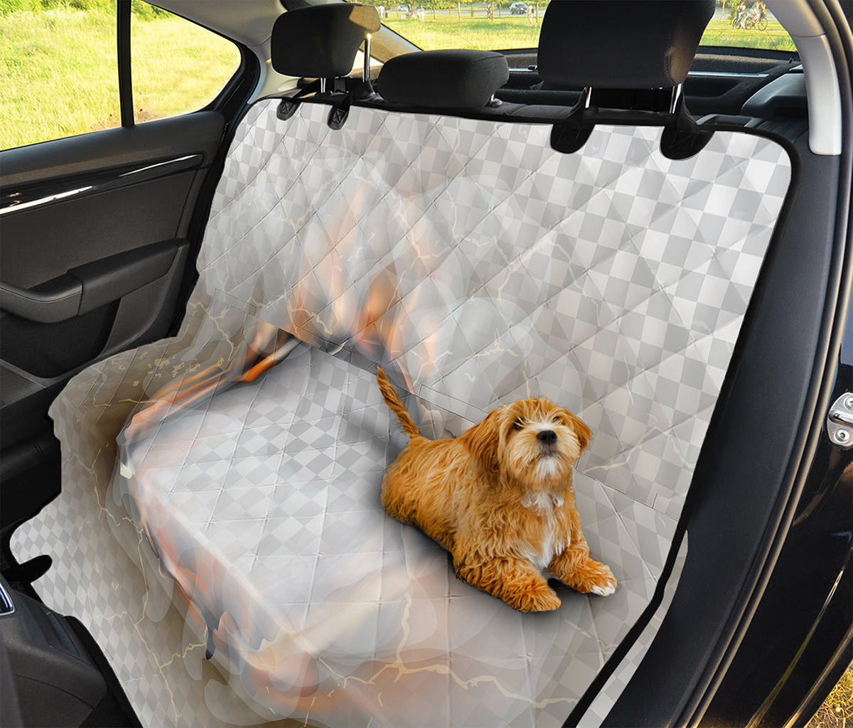 Burning Hole Print Pet Car Back Seat Cover