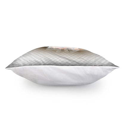 Burning Hole Print Pillow Cover