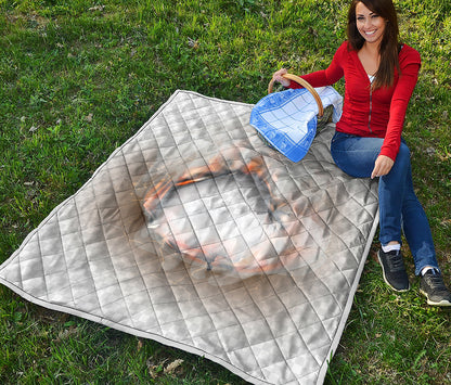 Burning Hole Print Quilt