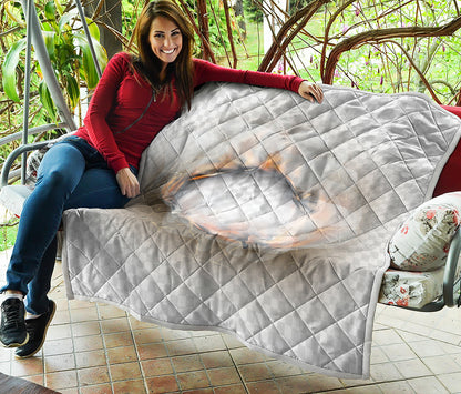 Burning Hole Print Quilt