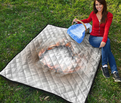 Burning Hole Print Quilt