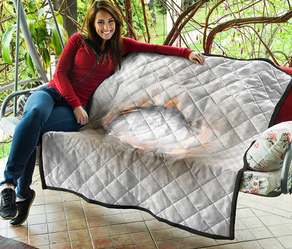 Burning Hole Print Quilt