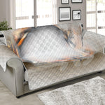 Burning Hole Print Sofa Protector