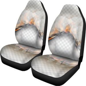 Burning Hole Print Universal Fit Car Seat Covers