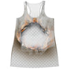 Burning Hole Print Women's Racerback Tank Top