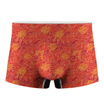 Burning Japanese Flame Pattern Print Men's Boxer Briefs