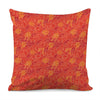 Burning Japanese Flame Pattern Print Pillow Cover