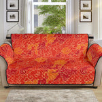 Burning Japanese Flame Pattern Print Sofa Protector