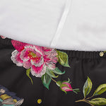 Butterfly And Flower Pattern Print Sofa Cover