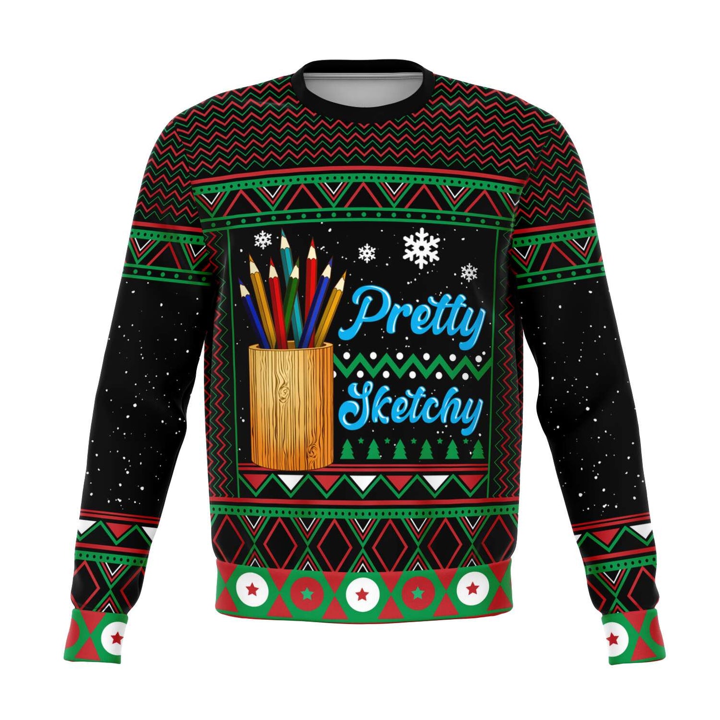 Pretty Sketchy Ugly Christmas Sweater