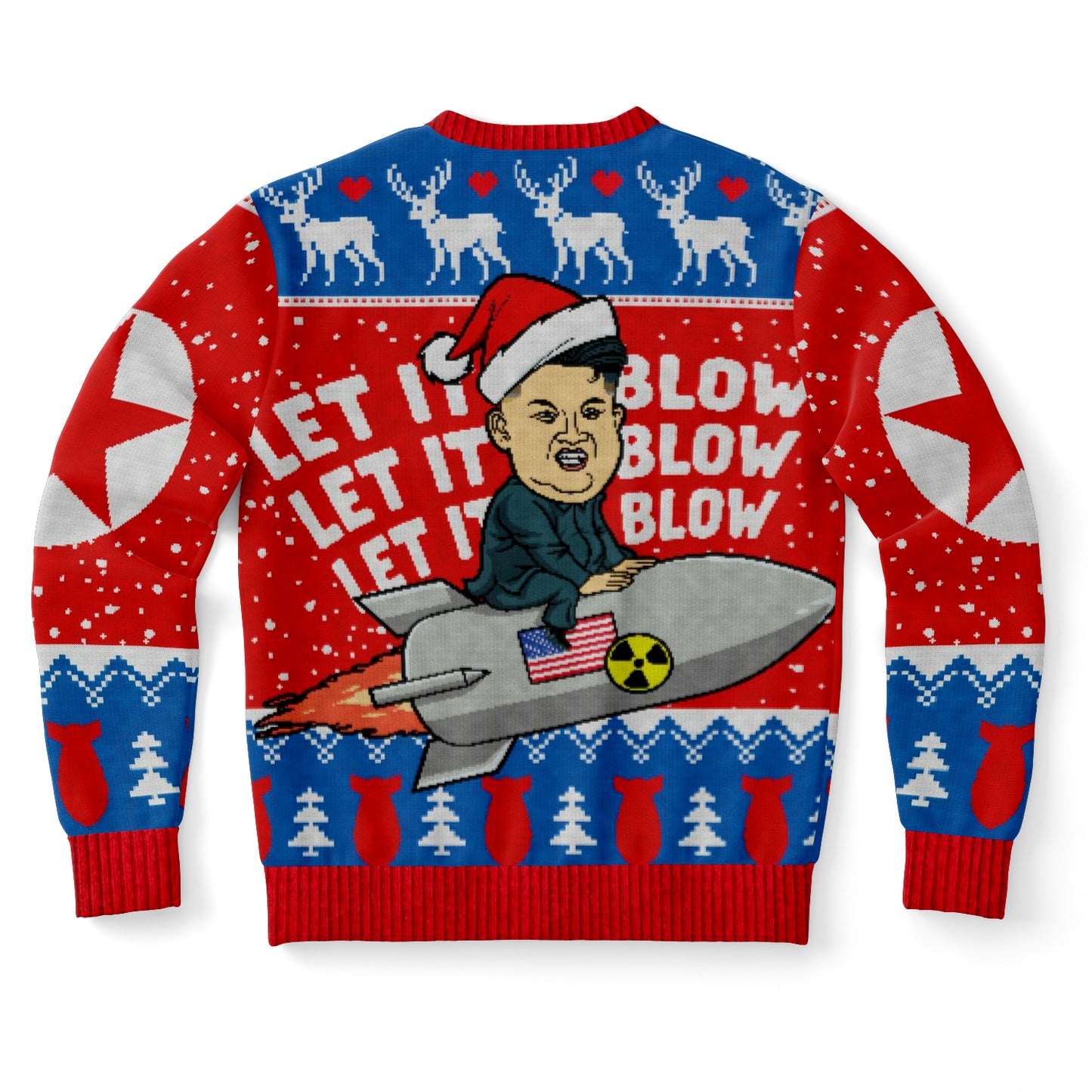 Let It Blow Ugly Christmas Sweater