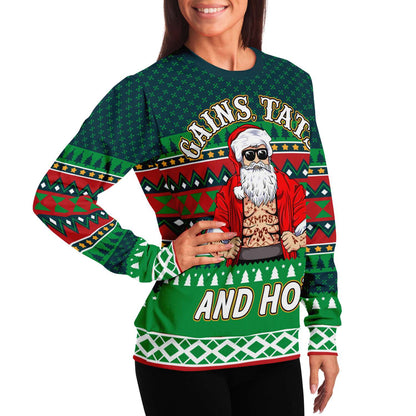 Gains Tats And Ho's Ugly Christmas Sweater