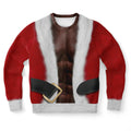 Fit Santa African American Ugly Christmas Sweater