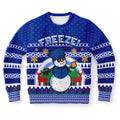 Freeze Police Snowman Ugly Christmas Sweater