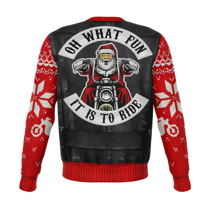 Oh What Fun It Is To Ride Ugly Christmas Sweater